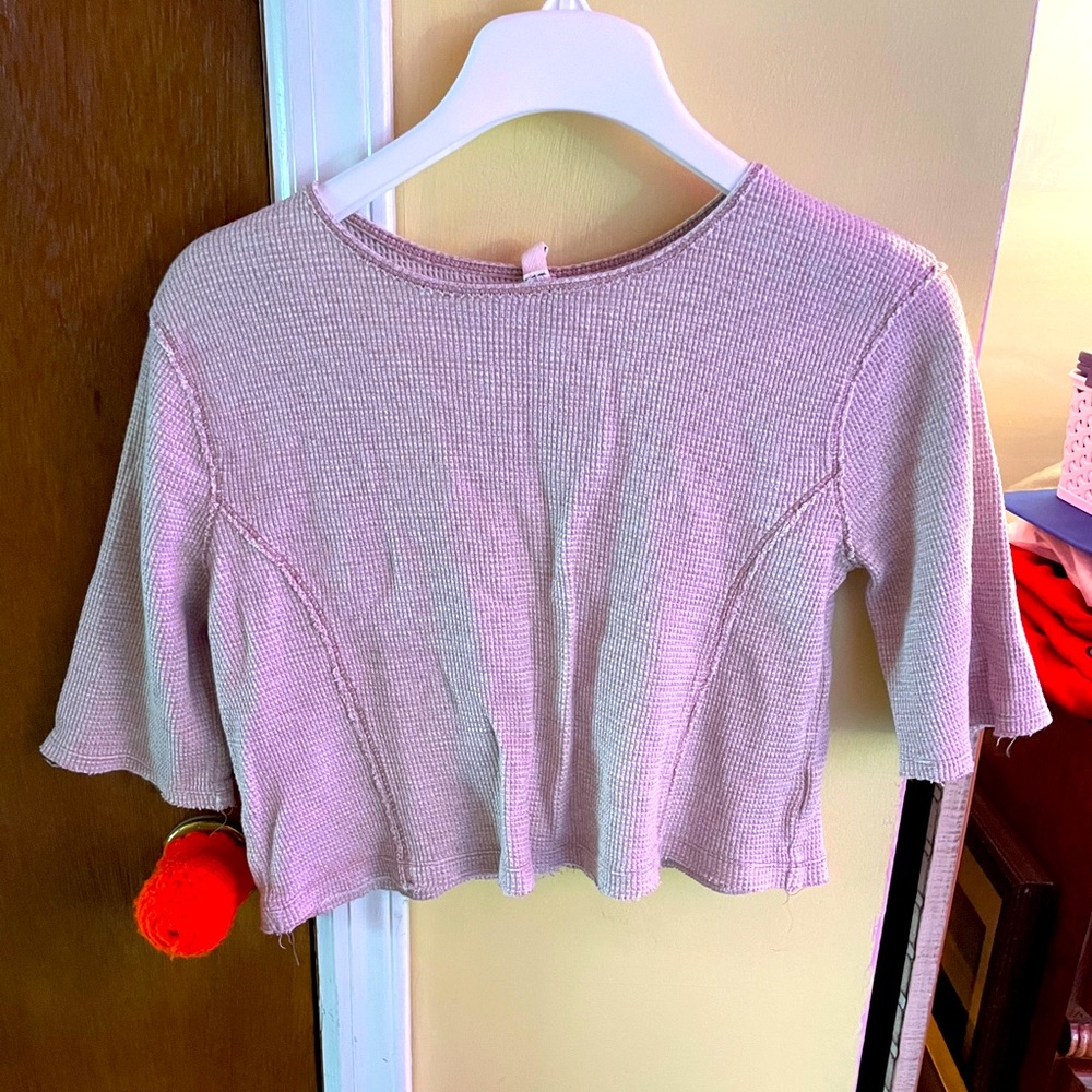Tan Crop Top